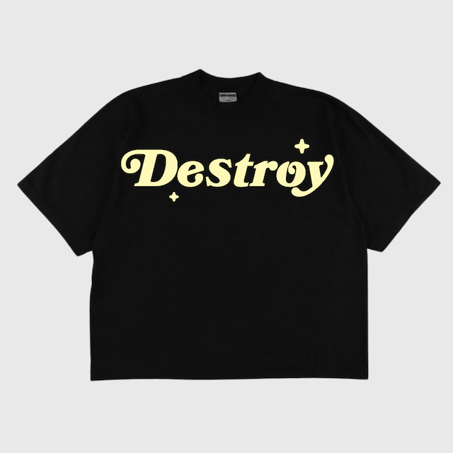 Helluva Fighter | Heavyweight Oversized Tee | Puff Print